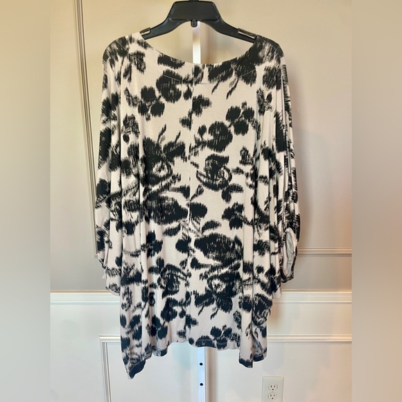Bryn Walker NWT Large Wilder Tunic Top Blouse Dolman Parsnip Tan Black $178 - Picture 6 of 7